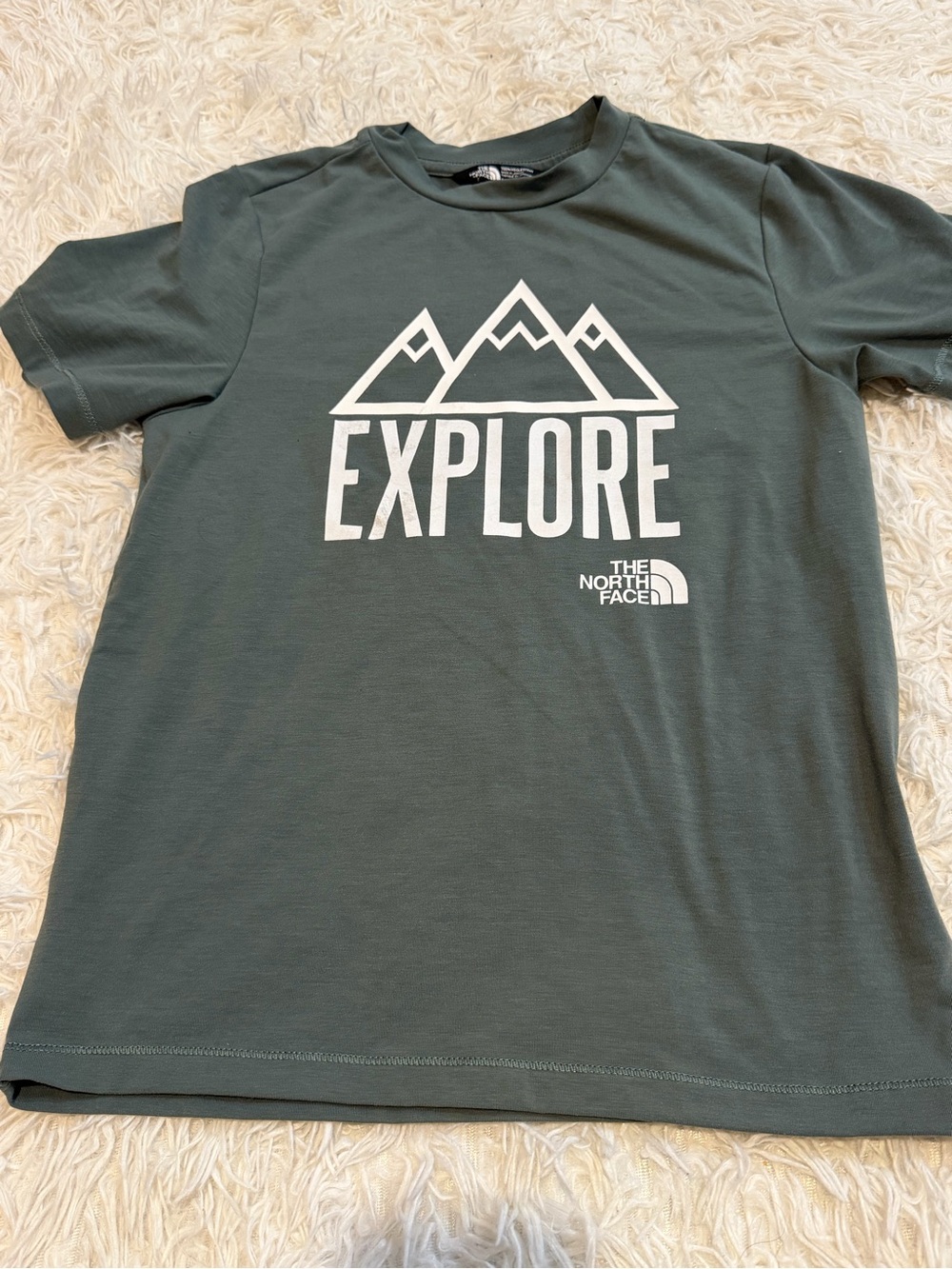 The North Face Kids 'Explore' Graphic Tee - Forest Green